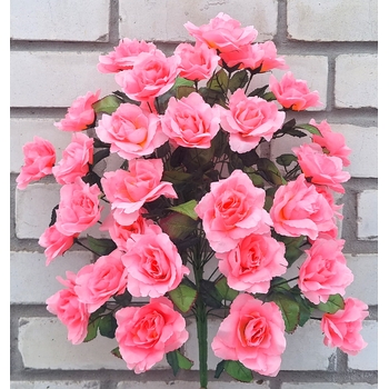 Искусственные цветы Букет роз на 36 голов 62 см ю-18206-36/1