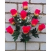 Штучні квіти Троянда великий бутон 9 голів 57 см я-1039