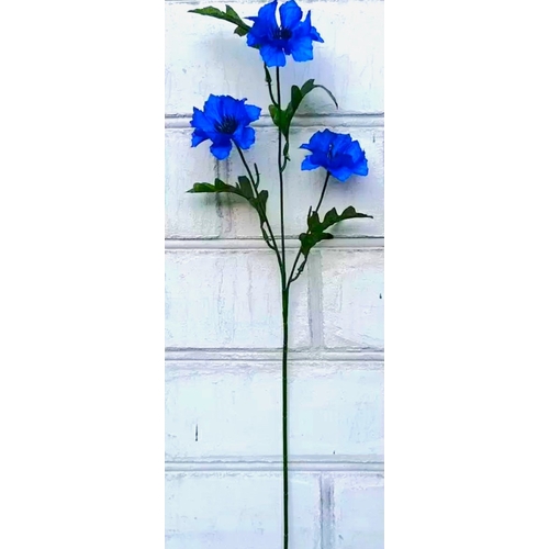 Искусственные цветы Василёк тройной веточкой 50 см ю-2334