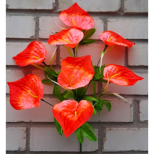 Искусственные цветы Каллы букетом 8 голов 50 см ю-98251-8