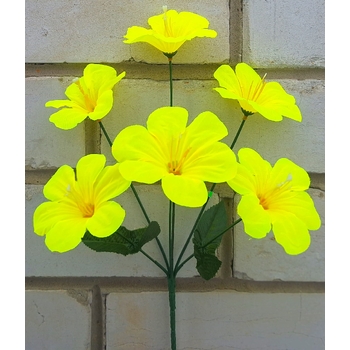 Искусственные цветы букет Мальва 32 см 6 голов я-од 7101