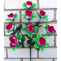 Искусственные цветы букет Роза бутоном 52 см 9 голов я-7141