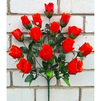 Искусственные цветы букет Роз бутоном 58 см 14 голов я-7156