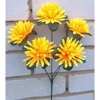 Искусственные цветы букет Хризантемы 40 см 5 голов я-6091