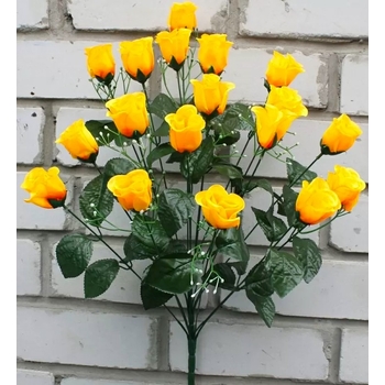 Искусственные цветы Роза на 16 голов 74 см я-1030/1