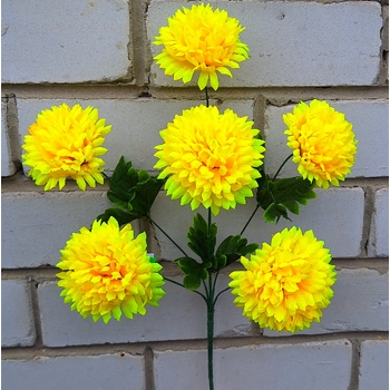 Штучні квіти букет Хризантеми 48 см 6 голів I-8099