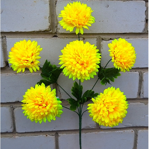 Штучні квіти букет Хризантеми 48 см 6 голів I-8099