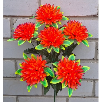 Штучні квіти букет Айстри з коміром 53 см 6 голів я-7159