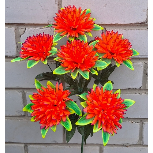 Штучні квіти букет Айстри з коміром 53 см 6 голів я-7159