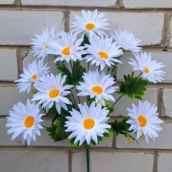 Штучні квіти букет Ромашки 50 см я-7150/1