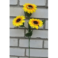 Искусственные цветы букет Подсолнухи 68 см 3 голов ю-1688-3