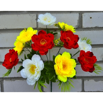 Искусственные цветы Калинка большая 11 голов 50 см ю-4213