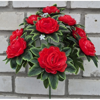 Искусственные цветы букет Камелия 9 голов 51 см ю-4353-9