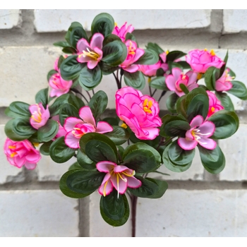 Искусственные цветы Азалия 33 см 18 голов ю-3808