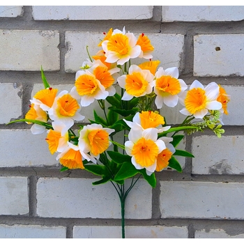 Искусственные цветы букет Нарцисс 47 см ю-2200-7
