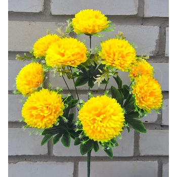 Штучні квіти букет Гвоздик 53 см 9 голів ю-3932-9