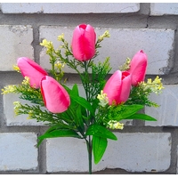 Искусственные цветы Тюльпаны 33 см 5 голов ю-1770-5