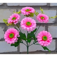 Искусственные цветы Букет герберы 6 голов 33 см ю-4329-6