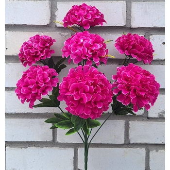 Искусственные цветы Хризантема 7 голов 63 см ю-4215