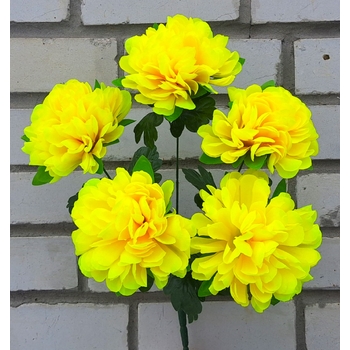 Искусственные цветы букет Хризантема 54 см 5 голов ю-1907