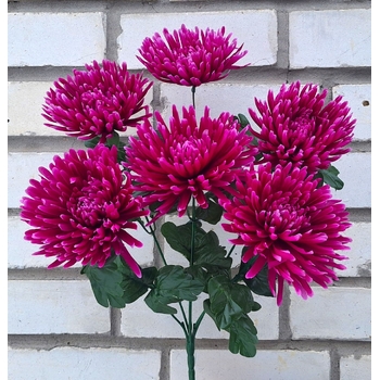 Искусственные цветы букет Хризантема 65 см 6 голов ю-19027