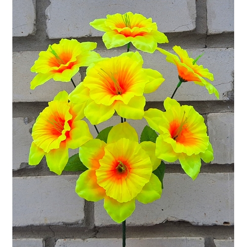 Искусственные цветы букет Нарцисс 34 см 7 голов ю-200980/7