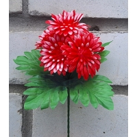 Искусственные цветы Хризантема бордюрная 5 голов 21 см ю-6524