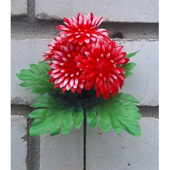 Искусственные цветы Хризантема бордюрная 5 голов 21 см ю-6524