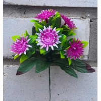 Искусственные цветы Хризантема бордюрная 5 голов 21 см ю-6724