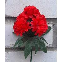 Искусственные цветы Калинка бордюрная 5 голов 21 см ю-3827