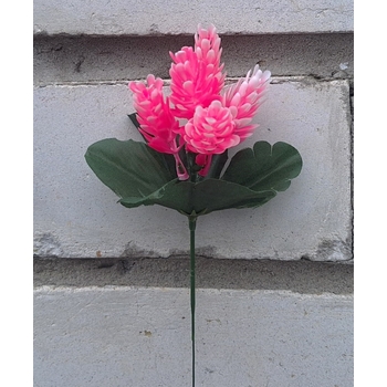 Искусственные цветы Гавайский имбирь бордюрный 5 голов 21 см ю-6743