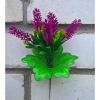 Штучні квіти Колосок лаванды бордюрный 5 голів 21 см ю-6717