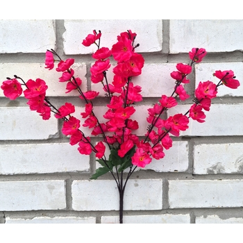 Искусственные цветы букет Сакура 6 ветвей 56 см ю-4263