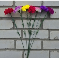 Искусственные цветы Гвоздика Одиночная 50 см ю-20157