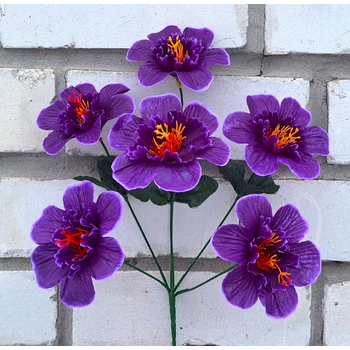 Искусственные цветы Букет Майор 34 см 6 голов ю-5695-6