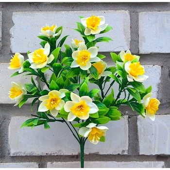Искусственные цветы букет Нарцисс 35 см ю-6704