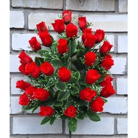 Искусственные цветы Роза 36 голов 62 см ю-845-36