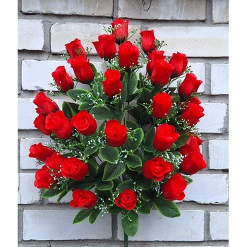 Искусственные цветы Роза 36 голов 62 см ю-845-36