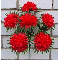 Искусственные цветы букет Хризантемы с розеткой 48 см я-8162