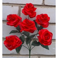 Искусственные цветы букет Розы 6 голов 38 см я-8096