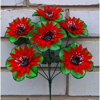 Искусственные цветы букет Лотос 6 голов 35 см я-7168