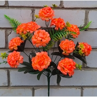 Искусственные цветы букет Пышных хризантем 12 голов 50 см я-1112