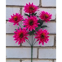 Искусственные цветы букет Хризантемы 6 голов 53 см я-7195