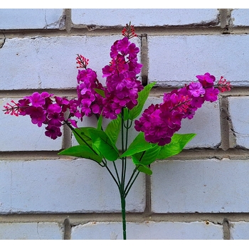 Искусственные цветы букет Сирень весенняя 6 голов 40 см я-7179