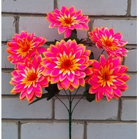 Искусственные цветы букет Георгины 53 см 6 голов я-7195