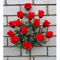 Искусственные цветы букет Роз 14 голов 60 см я-7290