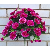 Искусственные цветы букет Гвоздик 54 головы 54 см я-6209