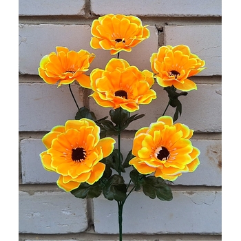 Искусственные цветы букет Герберы 6 голов 45 см я-7250