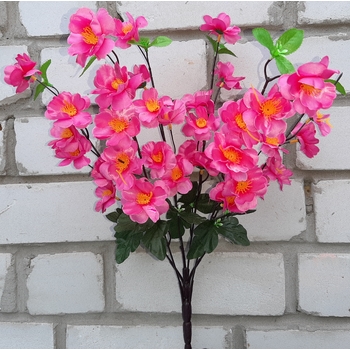 Искусственные цветы Сакура букетом цветная 52 см ю-3144