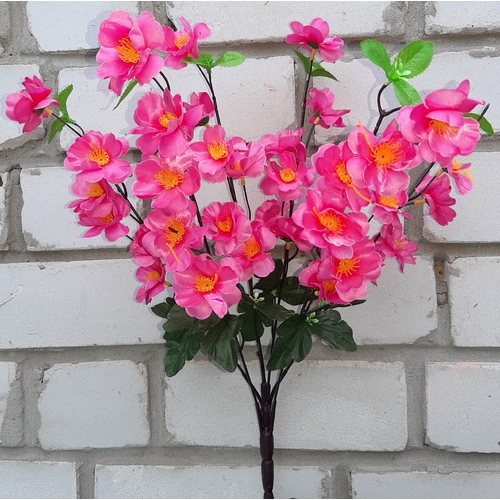 Искусственные цветы Сакура букетом цветная 52 см ю-3144